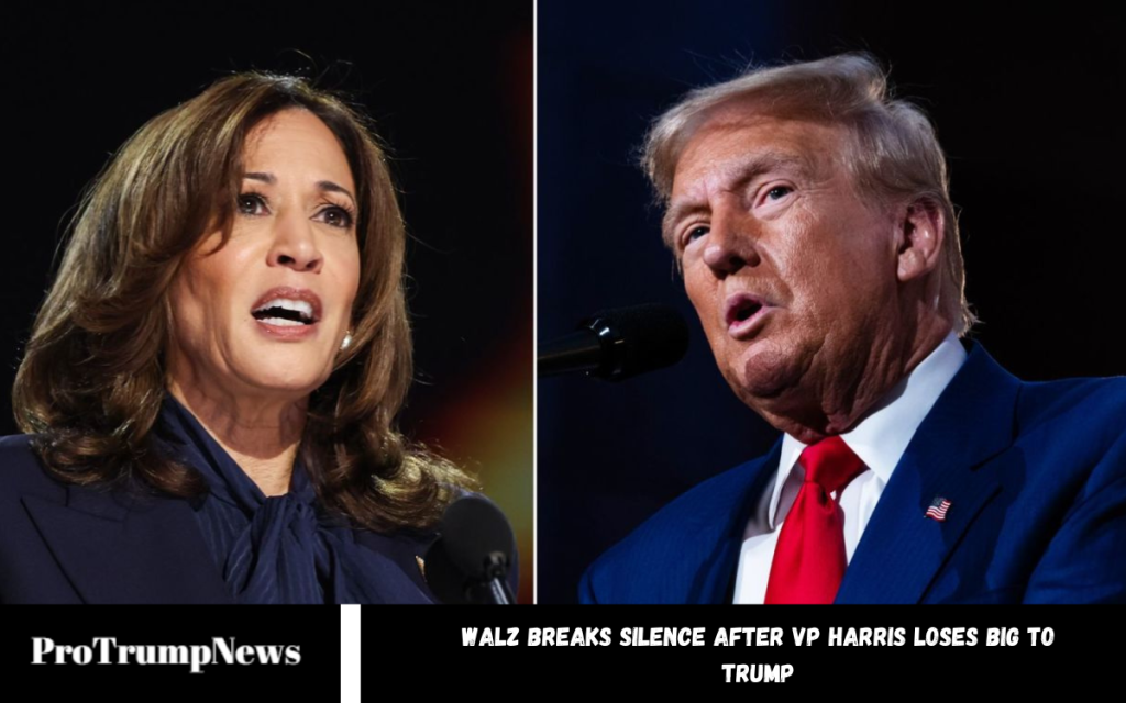 Walz Breaks Silence After VP Harris